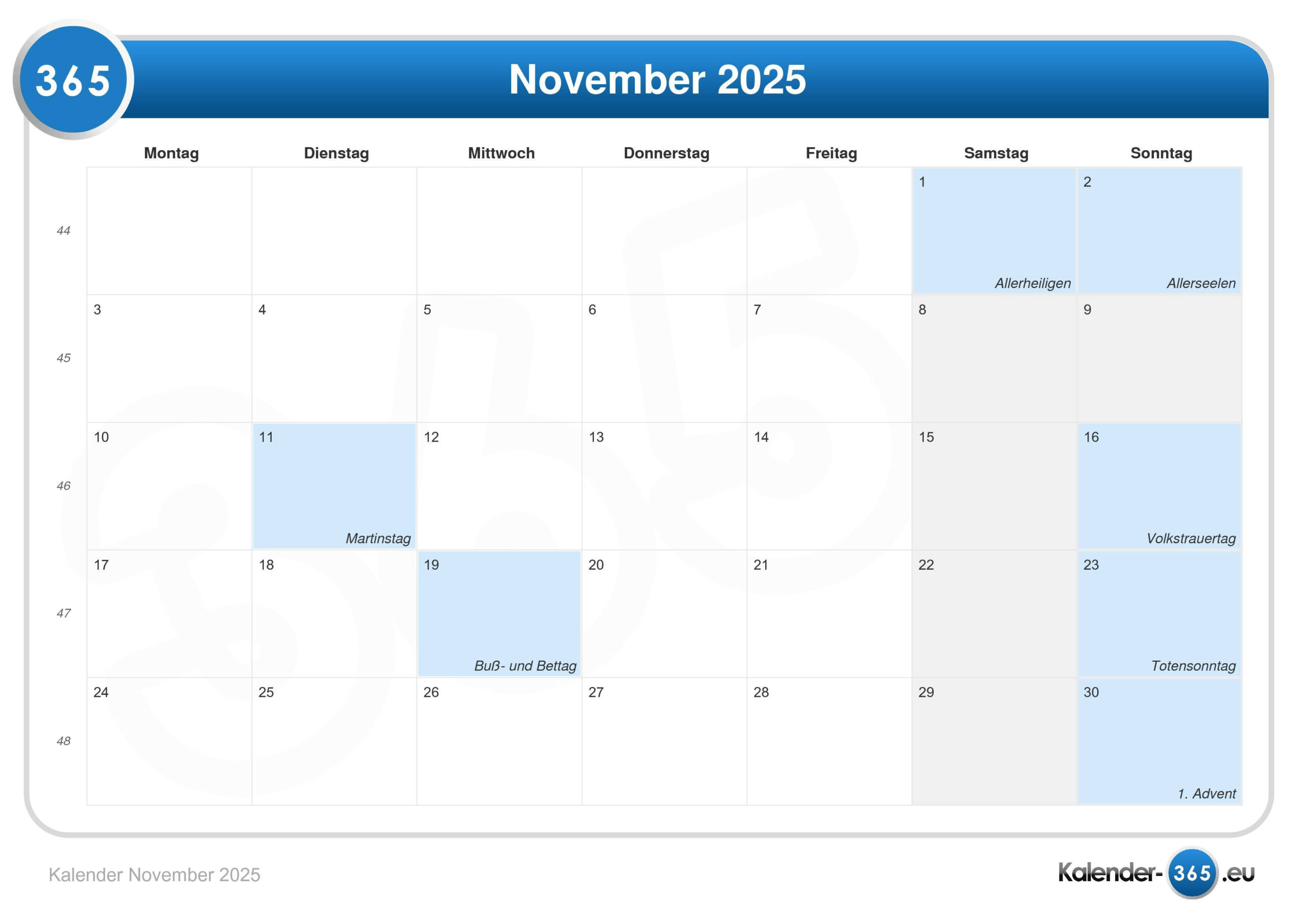 Kalender November 2025 pertaining to 12 November 2025 Calendar