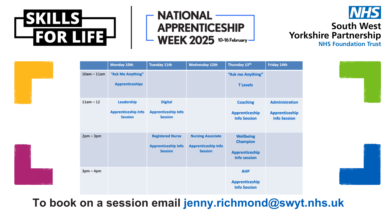 National Apprenticeship Week 2025 - South West Yorkshire inside National Apprenticeship Week 2025 November