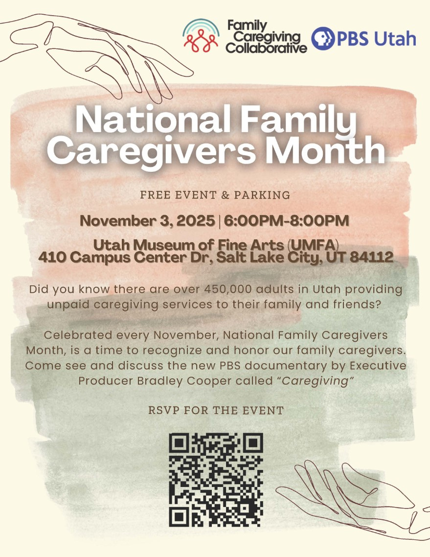 National Family Caregivers Month - "Caregiving" Film Screening in Utah Events Calendar 2025 November