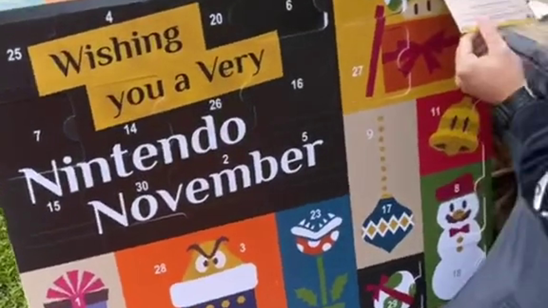 Nintendo November Advent Calendar Being Sent To Influencers for Nintendo November Advent Calendar 2025