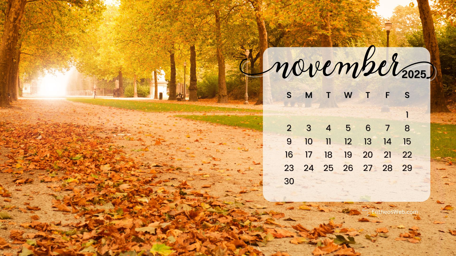 November 2025 Calendar Desktop Wallpaper Backgrounds | Entheosweb for November 2025 Calendar Desktop Background