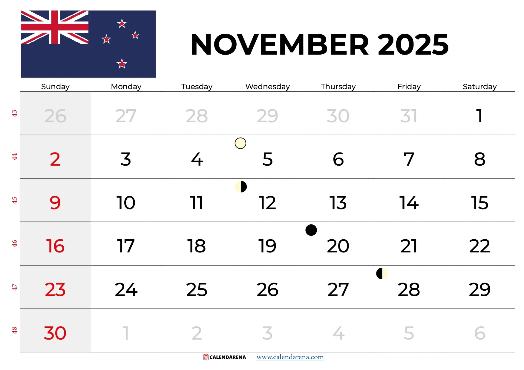 November 2025 Calendar Nz: Complete Planning Guide pertaining to November 2025 Calendar Nz