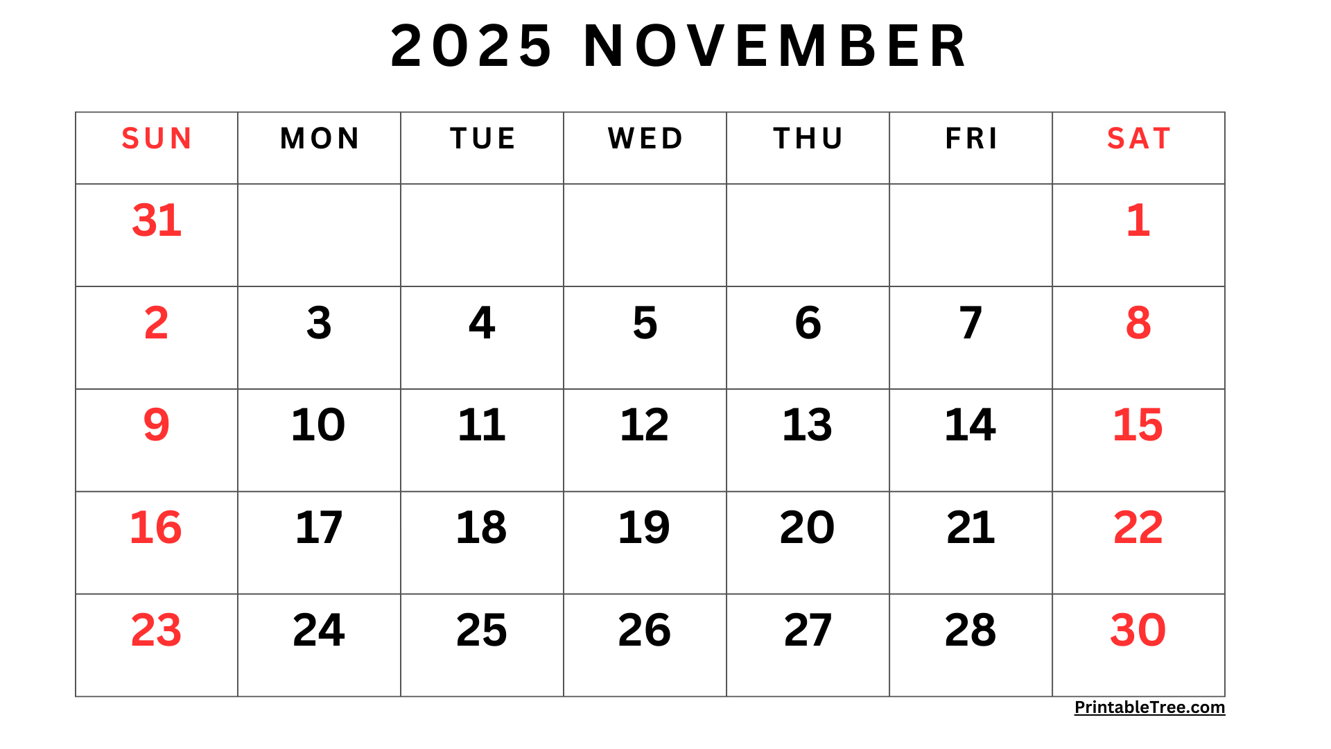 November 2025 Calendar Printable Pdf Template With Holidays regarding Calendar November 8 2025