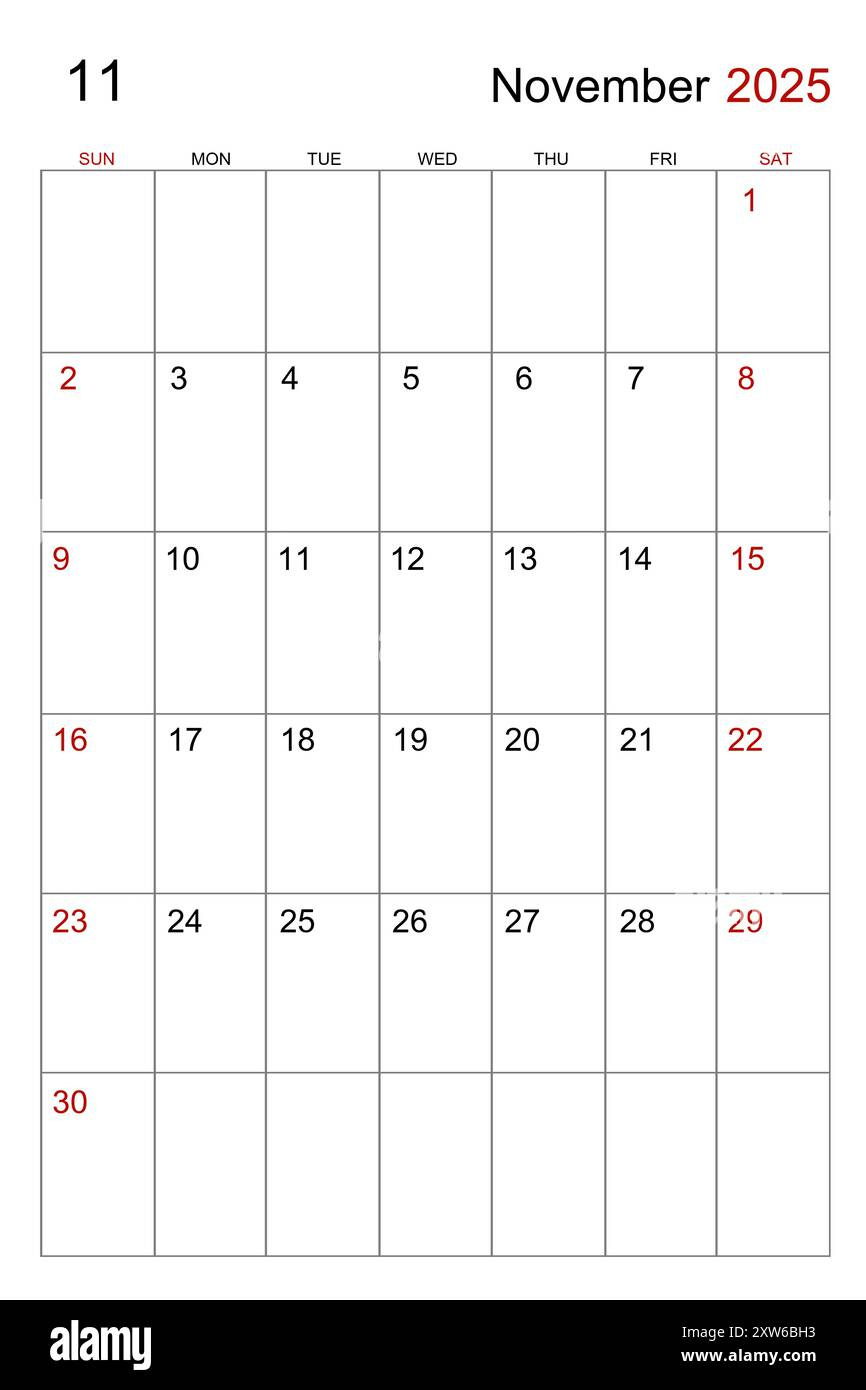 November 2025 Cut Out Stock Images & Pictures - Alamy intended for November Haircut Calendar 2025