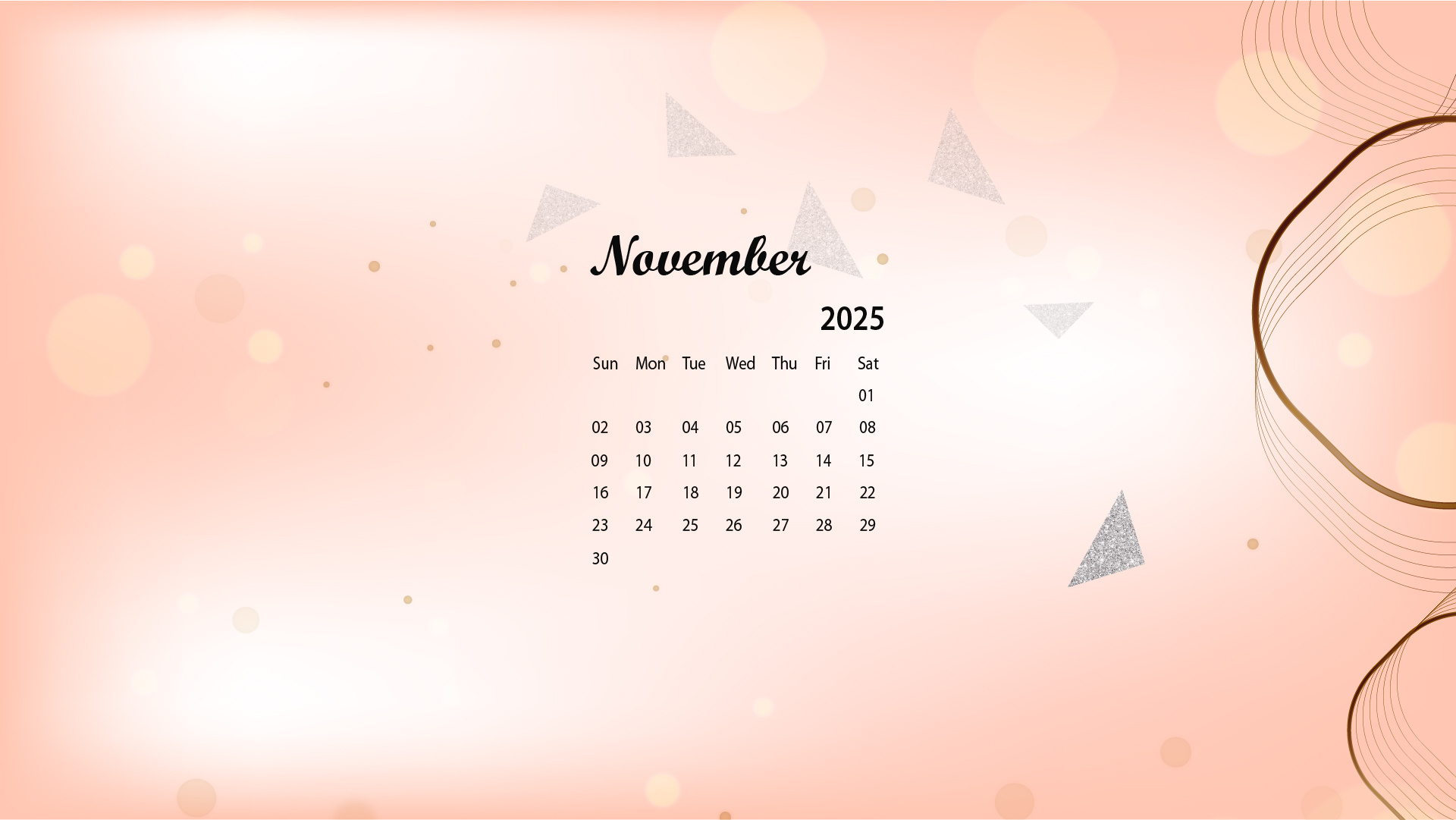 November 2025 Desktop Wallpaper Calendar - Calendarlabs with regard to Calendar Labs November 2025