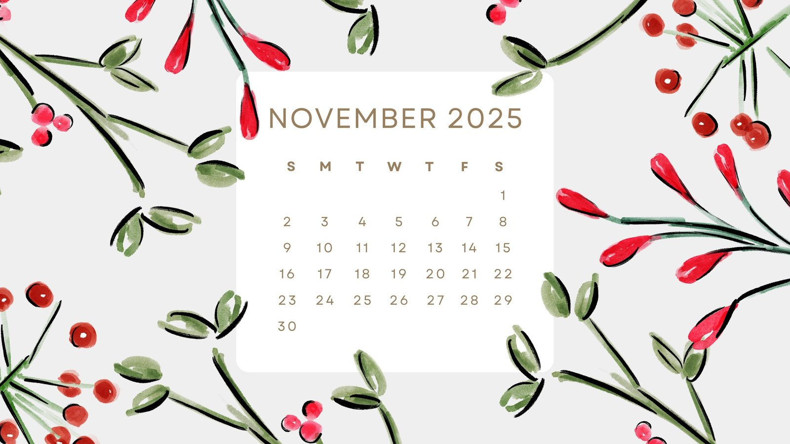Page 3 - Free And Customizable November Templates with November 2025 Calendar Wallpaper Desktop