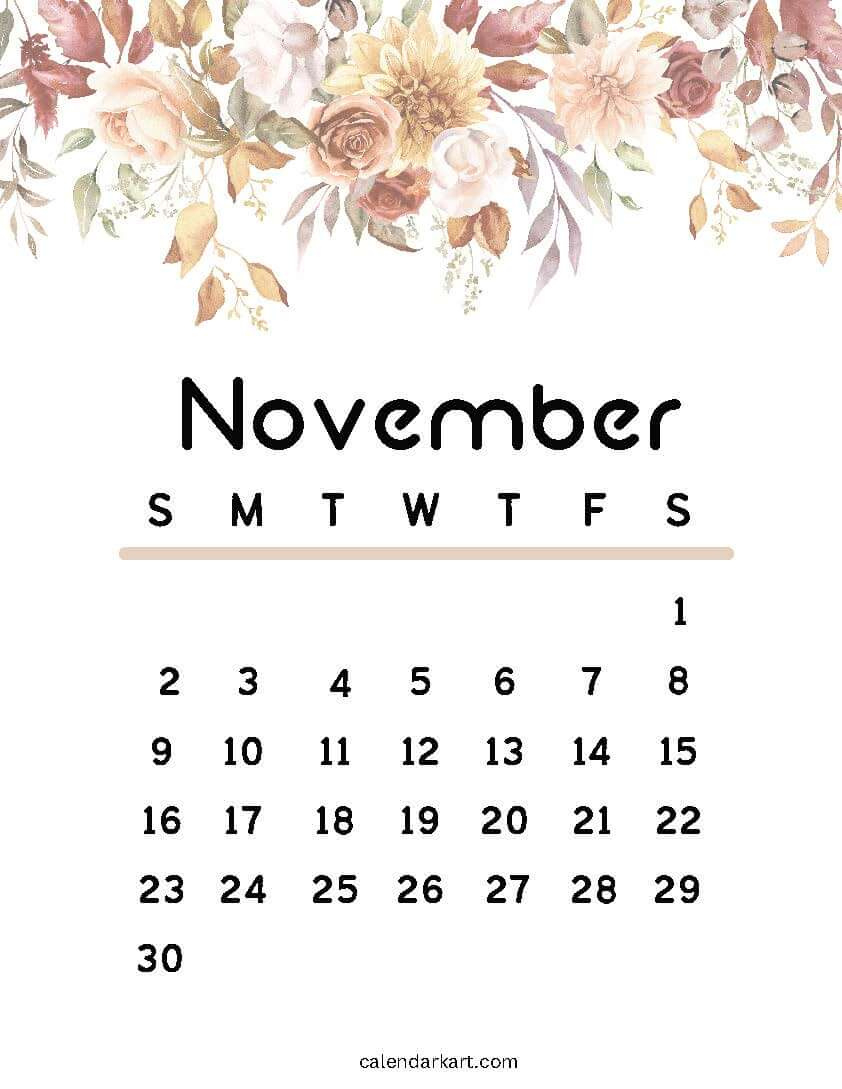 Printable November 2025 Calendars | Free Pdf - Calendarkart inside November 3 Calendar 2025