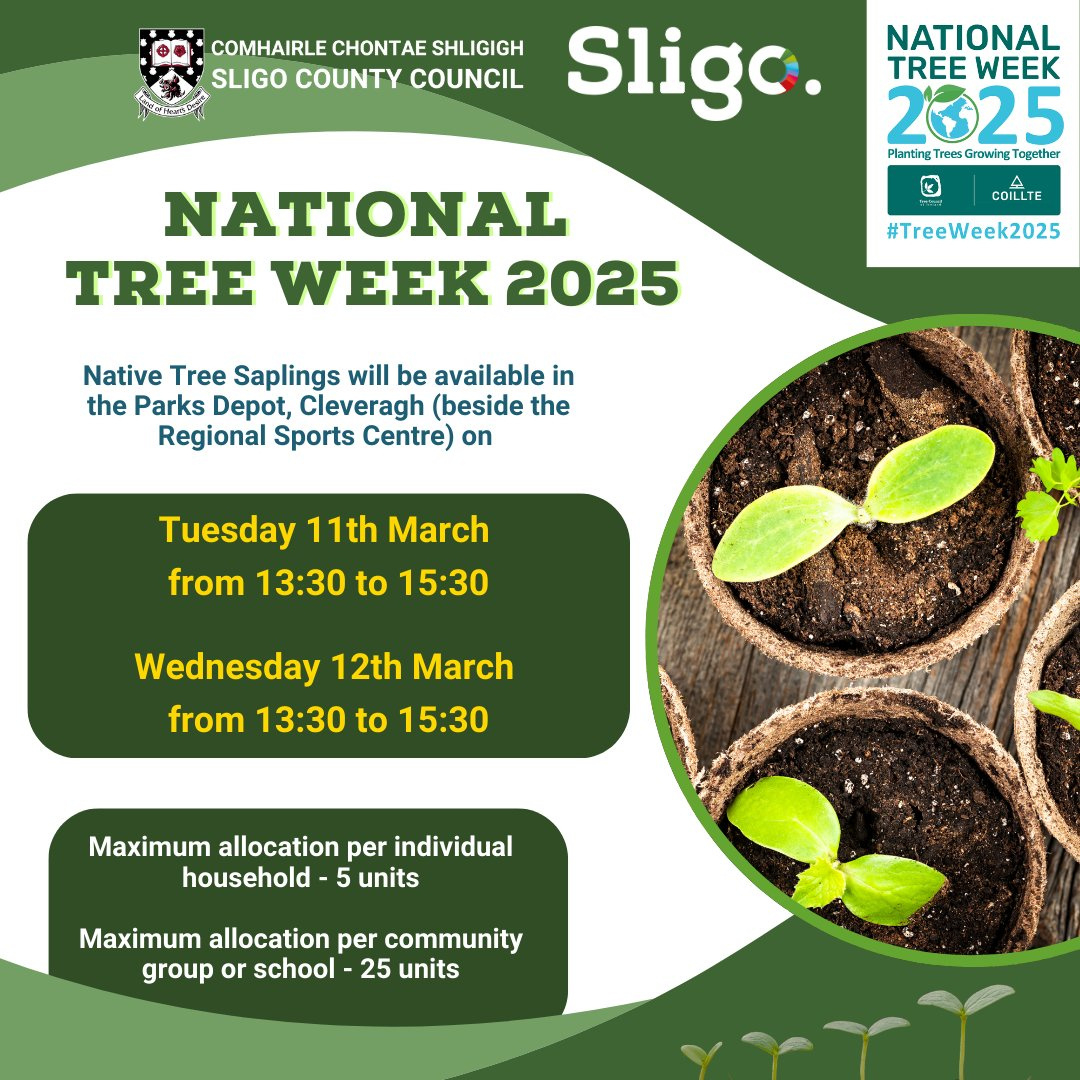 Sligo County Council On X: "🌳National Tree Week 2025🌳 Native with regard to National Tree Week November 2025