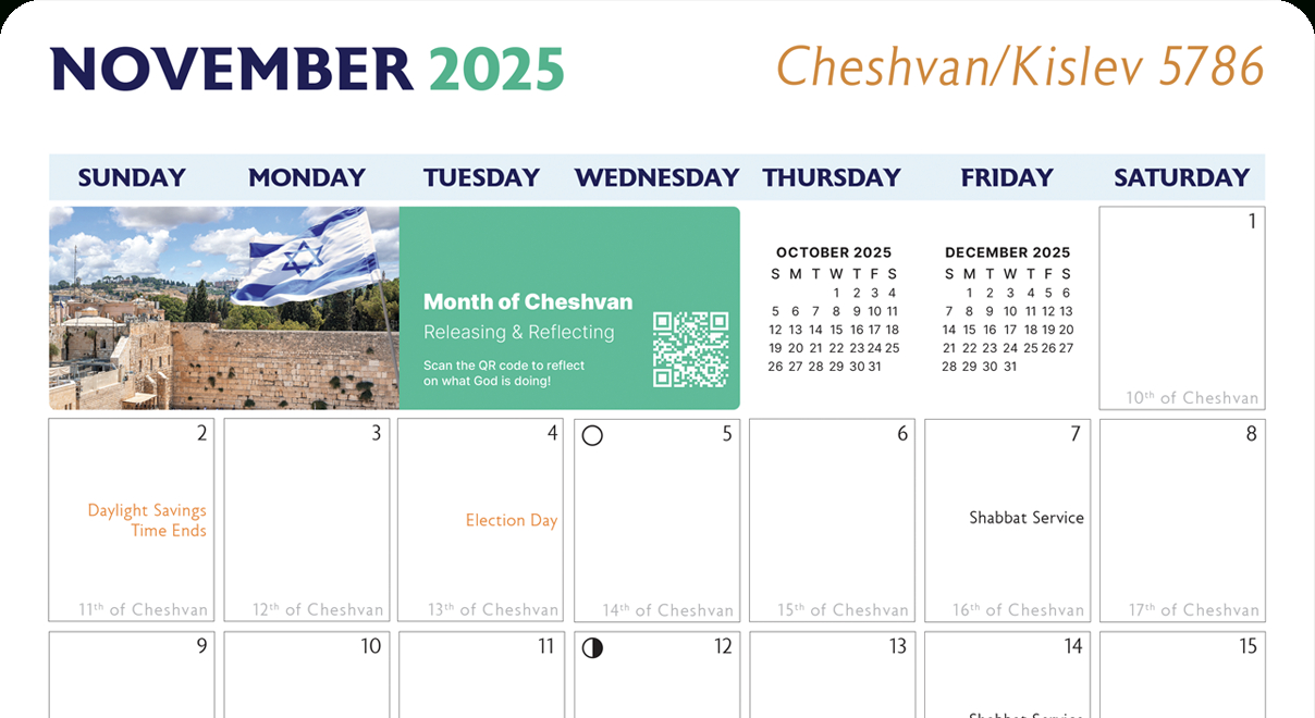 The 12 Hebrew Months | Tribe, Letter, And Meaning for November 2025 Jewish Calendar