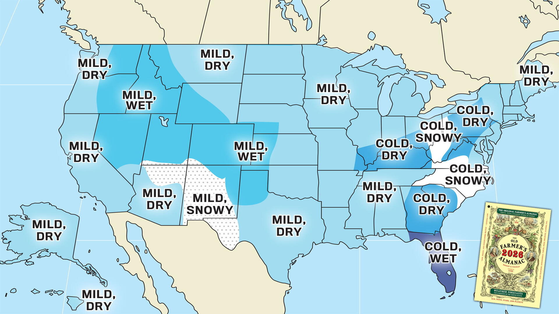 Winter Weather Forecast 2025–2026 For The U.s. | The Old Farmer'S regarding Weather Calendar November 2025