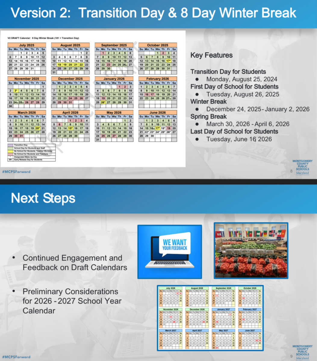 10-Day Winter Break Being Considered For 2025/2026 School Year throughout Mcps 2025 2026 Calendar Printable