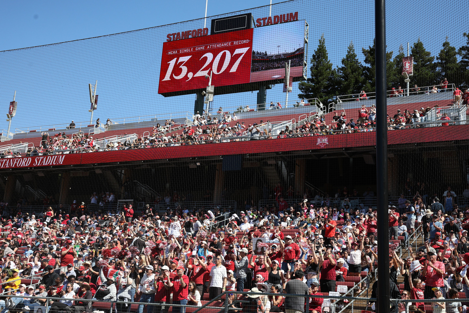 13,207 Fill Stanford Stadium To Break Ncaa Softball Record with Stanford Football Attendance 2026
