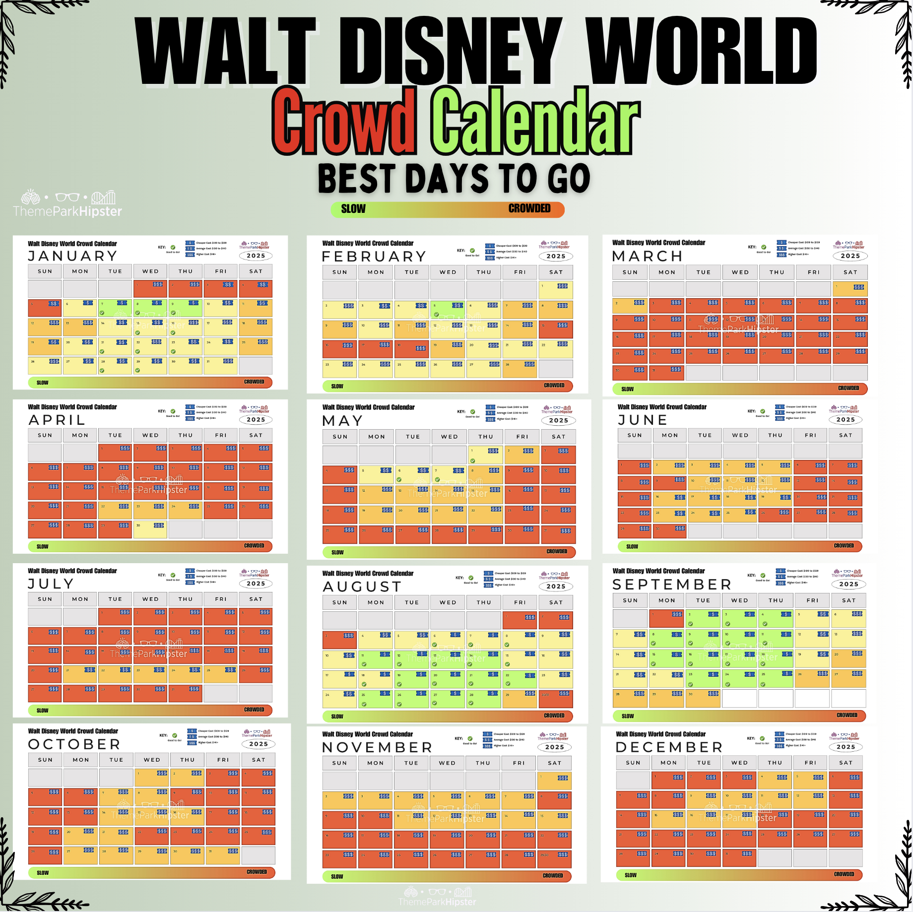 2025 Epcot Crowd Calendar: Your Best Days To Go This Year within Disney World October 2025 Crowd Calendar