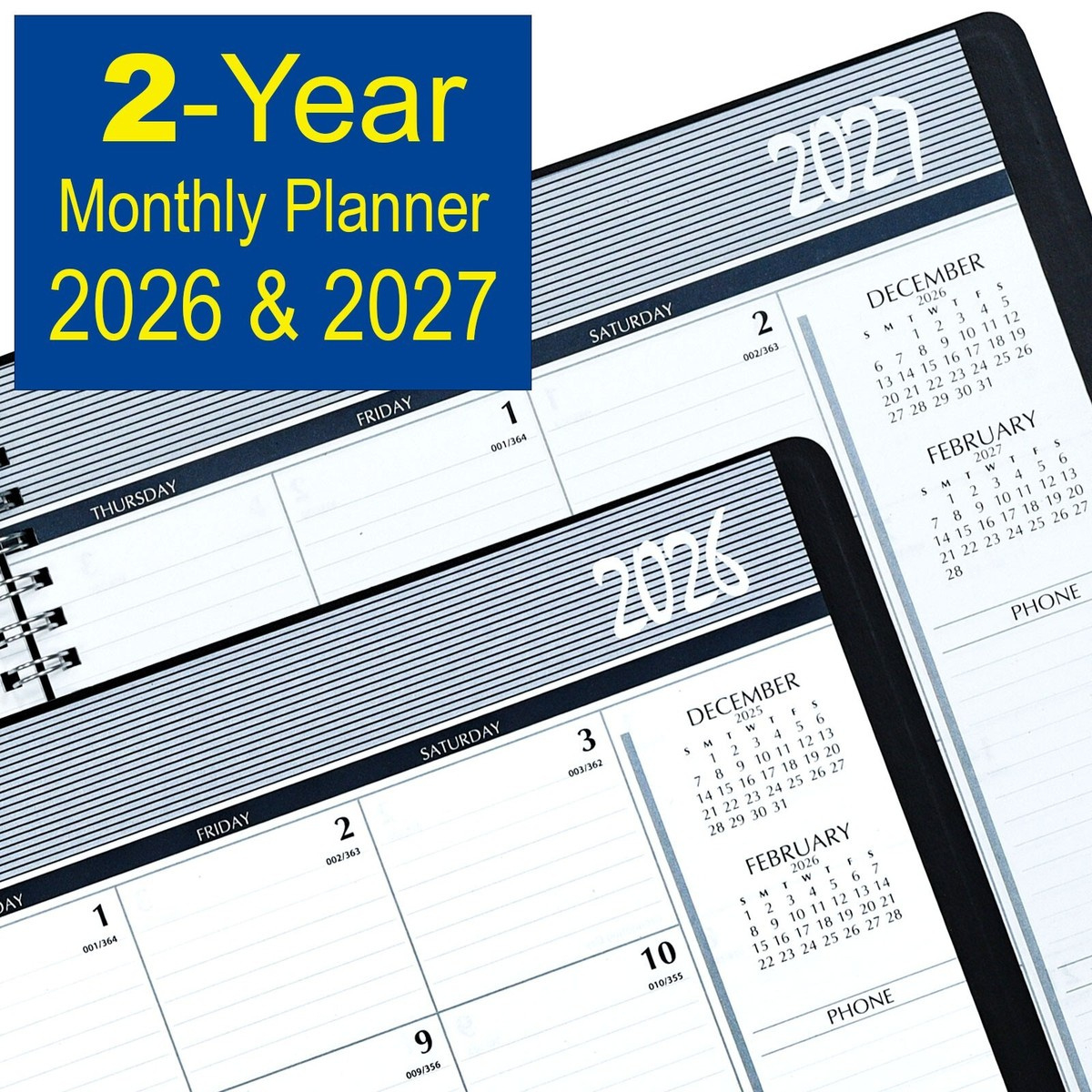 2026 &amp;amp; 2027 House Of Doolittle 2620-02 Hod262002 2-Year Monthly in Ppe Employee Attendance Calendar 2026