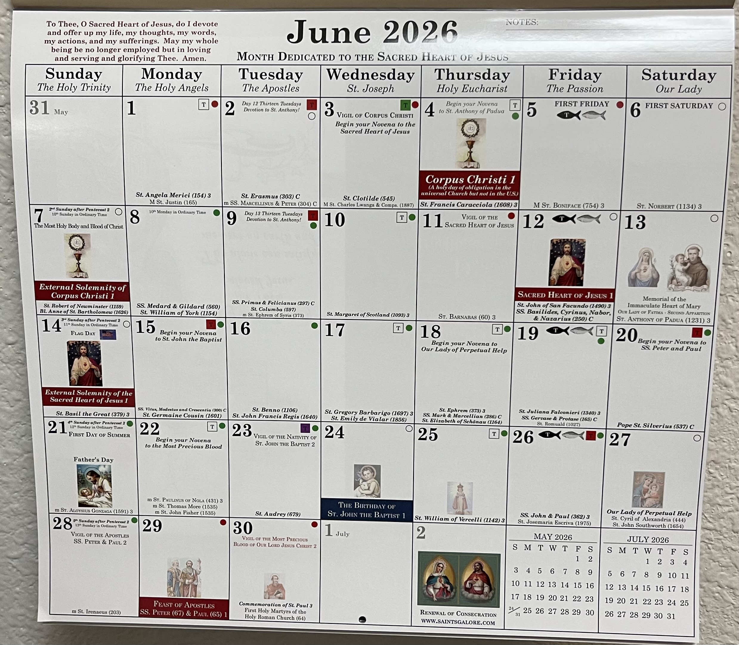 2026 Catholic Calendar | Stella Maris Bookstore pertaining to Catholic Planning Calendar 2026