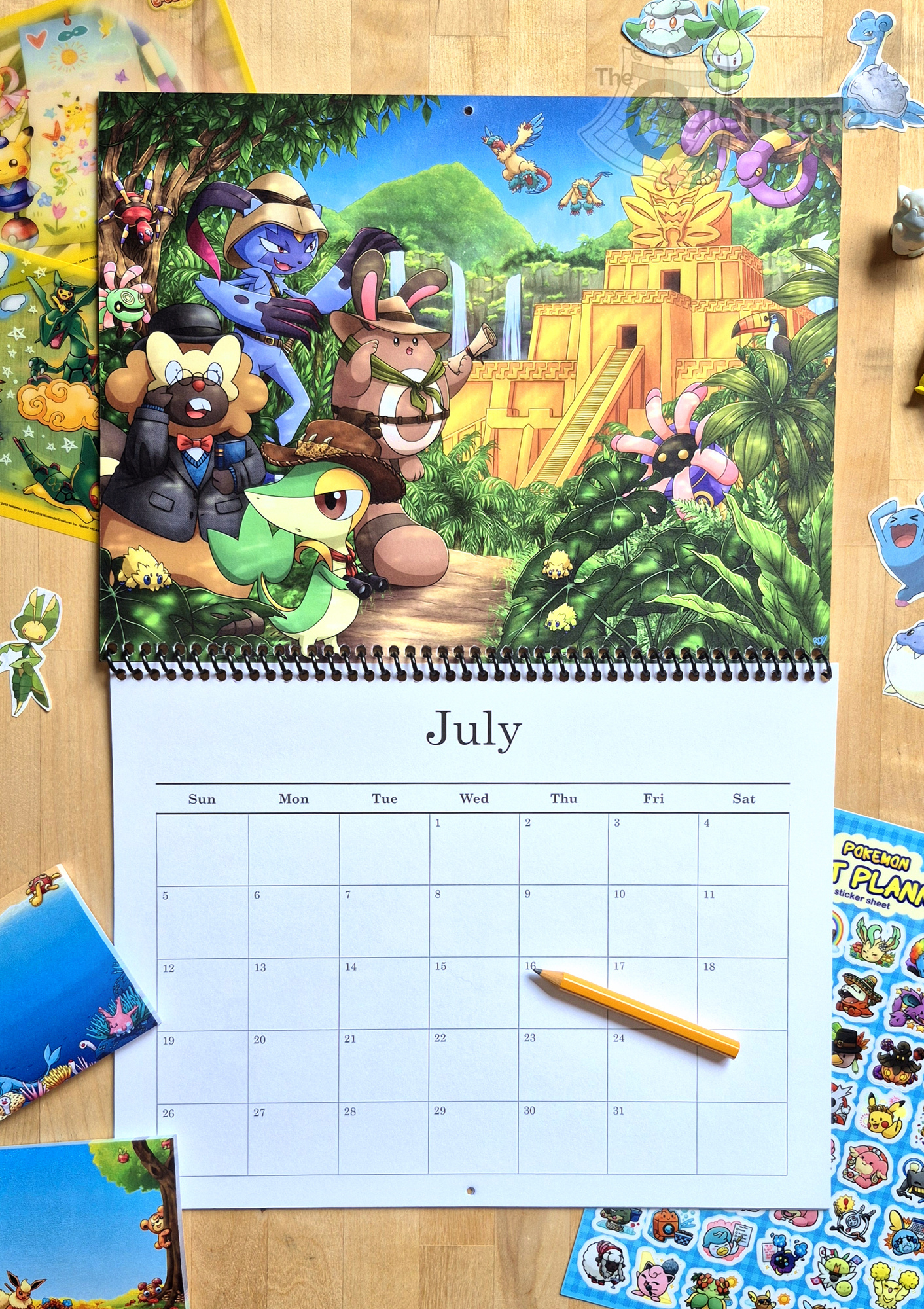 2026 Pokemon Wall Calendar – The Calendork in Pokemon Calendar 2026 Printable