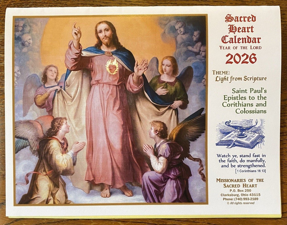 2026 ** Traditional Catholic Calendar | Ebay intended for Traditional Catholic Calendar 2026