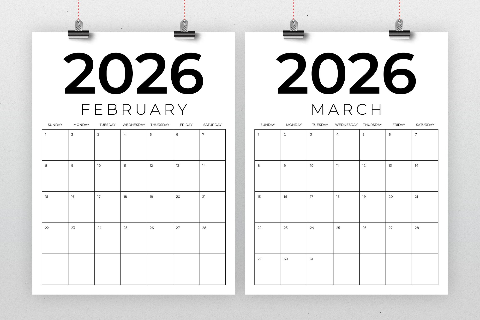 2026 Vertical 8.5 X 11 Inch Calendar Template (2486643) in 8.5 X 11 Printable 2026 Calendar