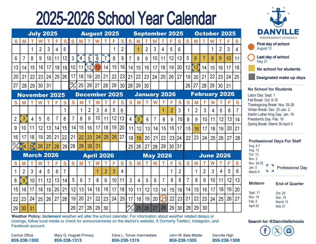 A Version Of The 2025-2026 School Year Calendar For Families Is pertaining to Disd 2025 to 2026 Calendar Printable