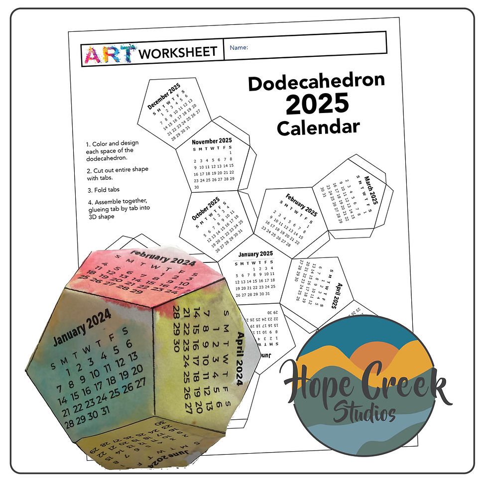 Art Steam Dodecahedron Calendar 2026 Foldable 3D Cube Pattern regarding 2026 Calendar Printable Dodecahedron Free