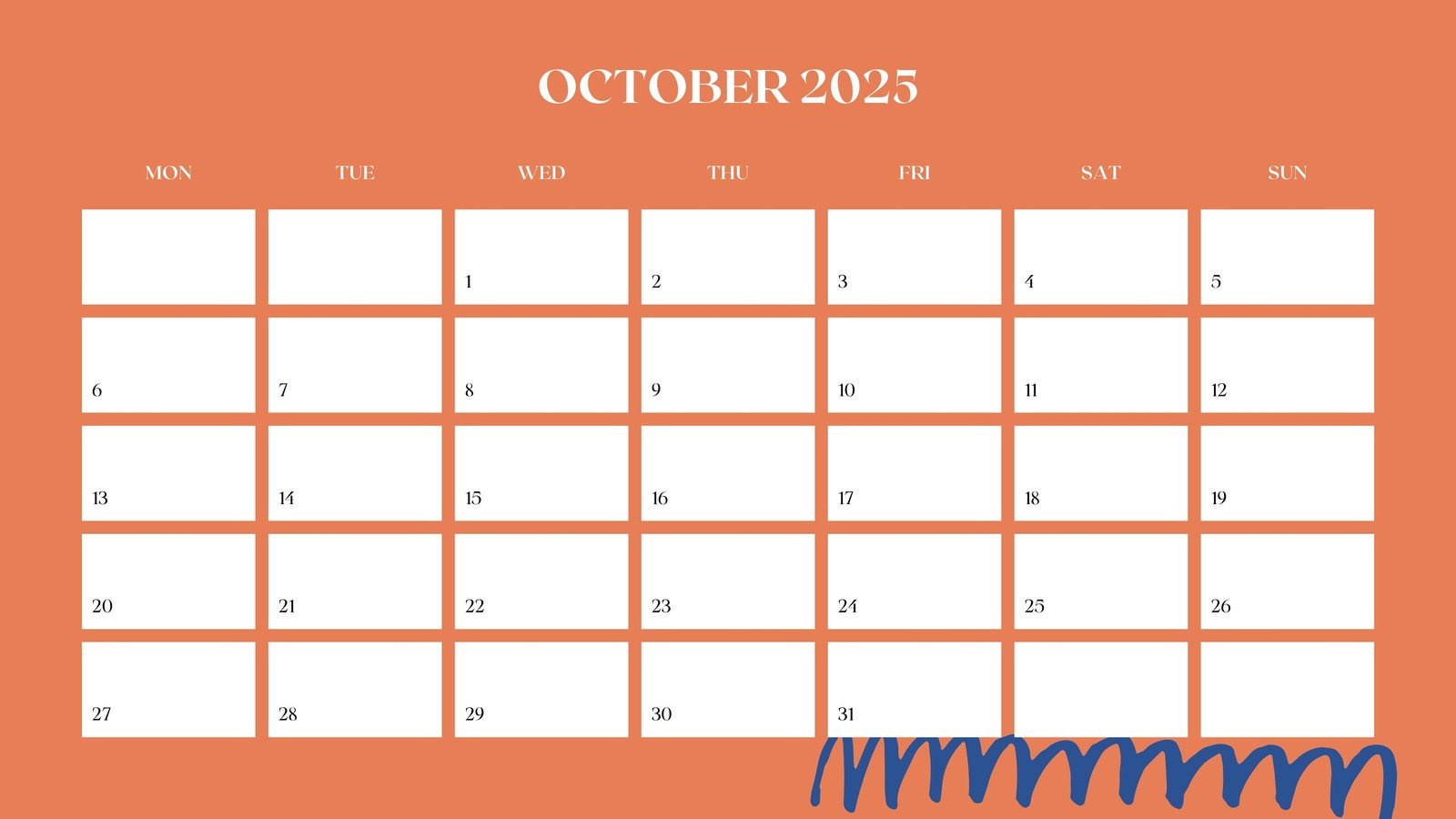 Free October 2025 Calendar Templates To Customize | Canva with October Editable Calendar 2025