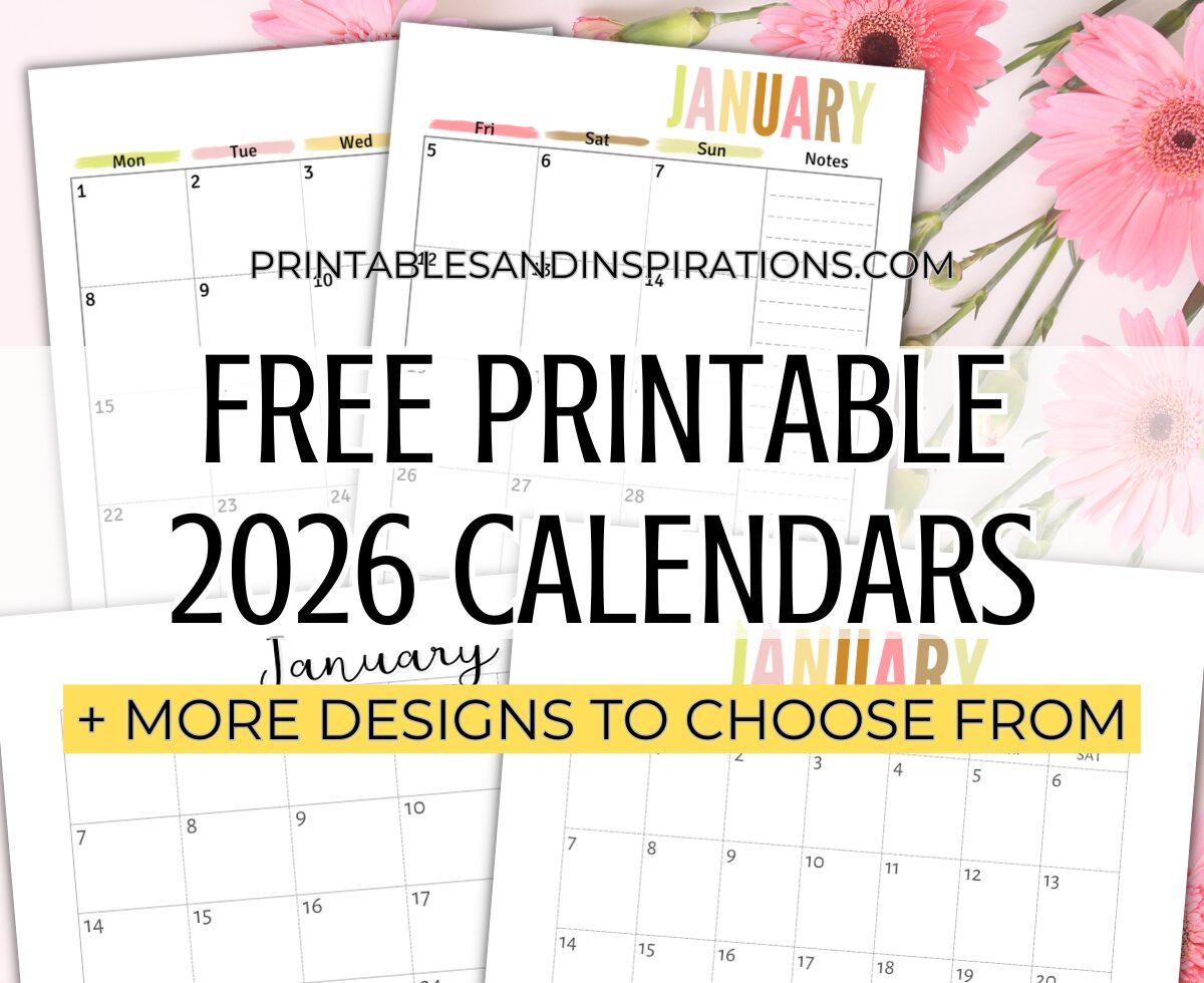 Free Printable 2026 Monthly Calendar Template Pdf - Printables And inside Calendar Labs 2026 Monthly Printable Calendar