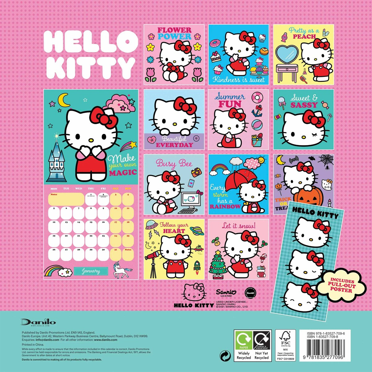 Hello Kitty Calendar 2026 inside Hello Kitty Calendar 2026