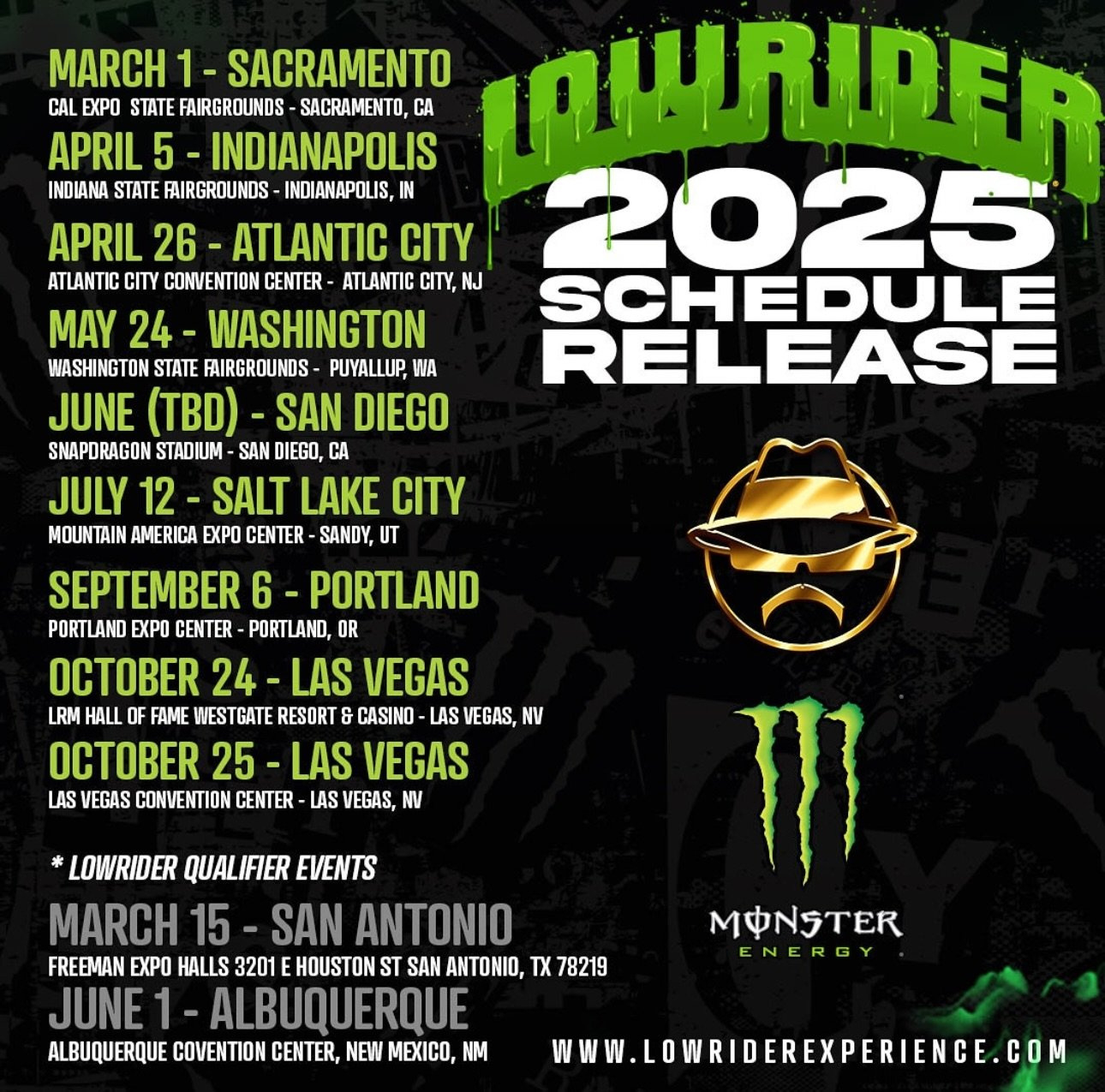 Las Vegas Lowrider Supershow 2025 Schedule Las Vegas October 24Th pertaining to Las Vegas Calendar October 2025