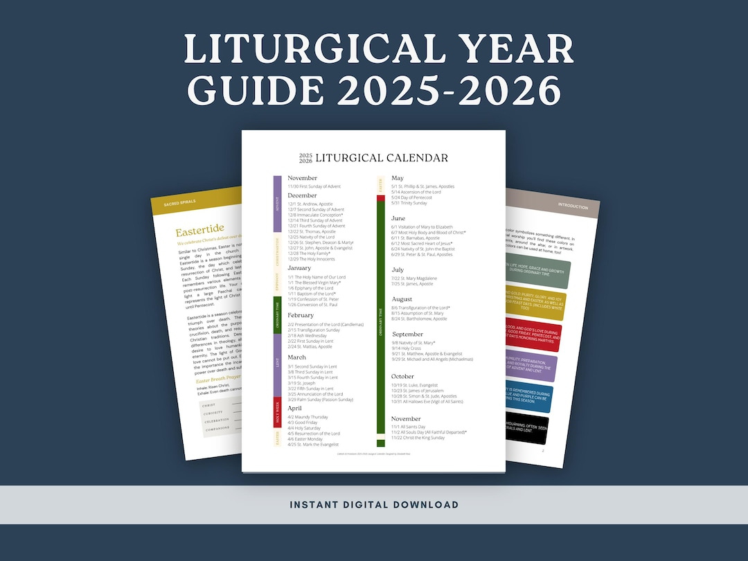 Liturgical Calendar 2025-2026: Ecumenical Church Year Guide regarding Liturgical Calendar 2026 Methodist