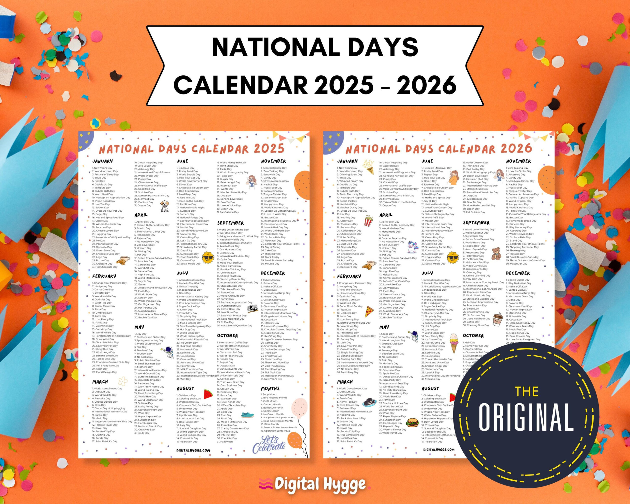 National Feiertage Kalender Printable | 2026 Feiertage Kalender intended for National Day Calendar 2026
