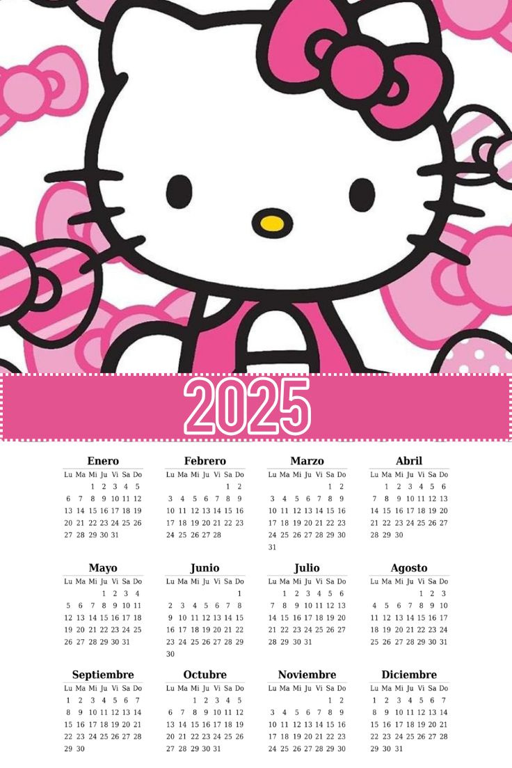 Petit Calendrier 2025 2025 Hello Kitty &amp;amp; Friends Wall Calendar with Hello Kitty December 2025 Calendar