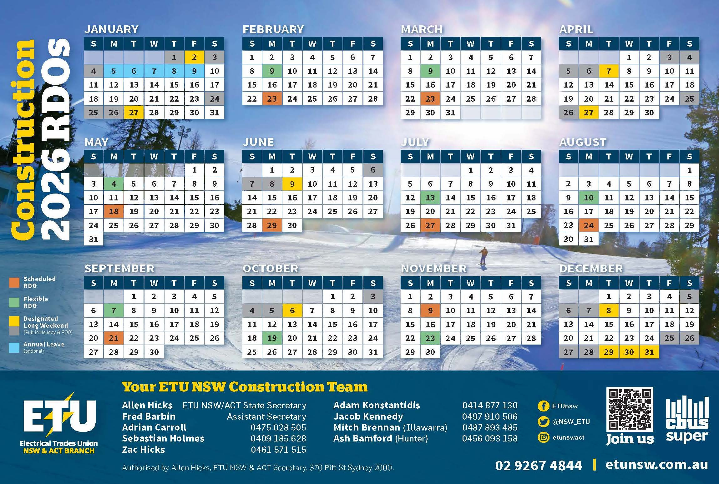 Rdo Calendar with regard to ETU Calendar 2026 Printable