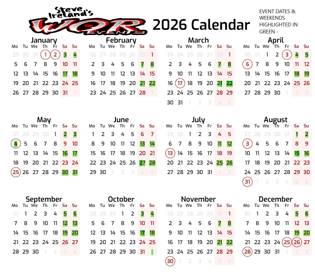 Wor 2026 Upcoming Dates » Wor Events with Adp 2026 Calendar Printable