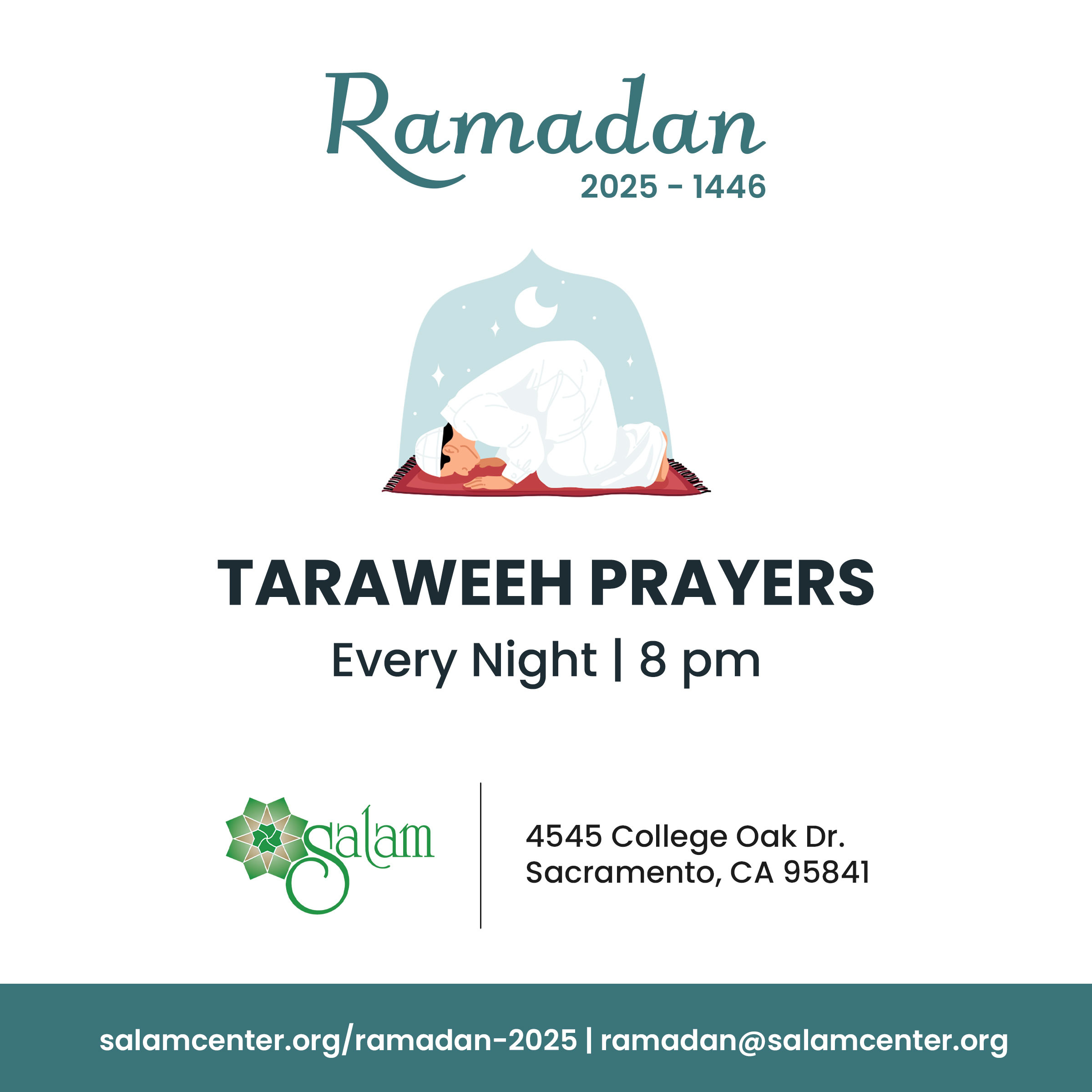 Ramadan And Eid | 2026 - 1447 - Salam Islamic Center for Ramadan Calendar 2026 Dublin Ca