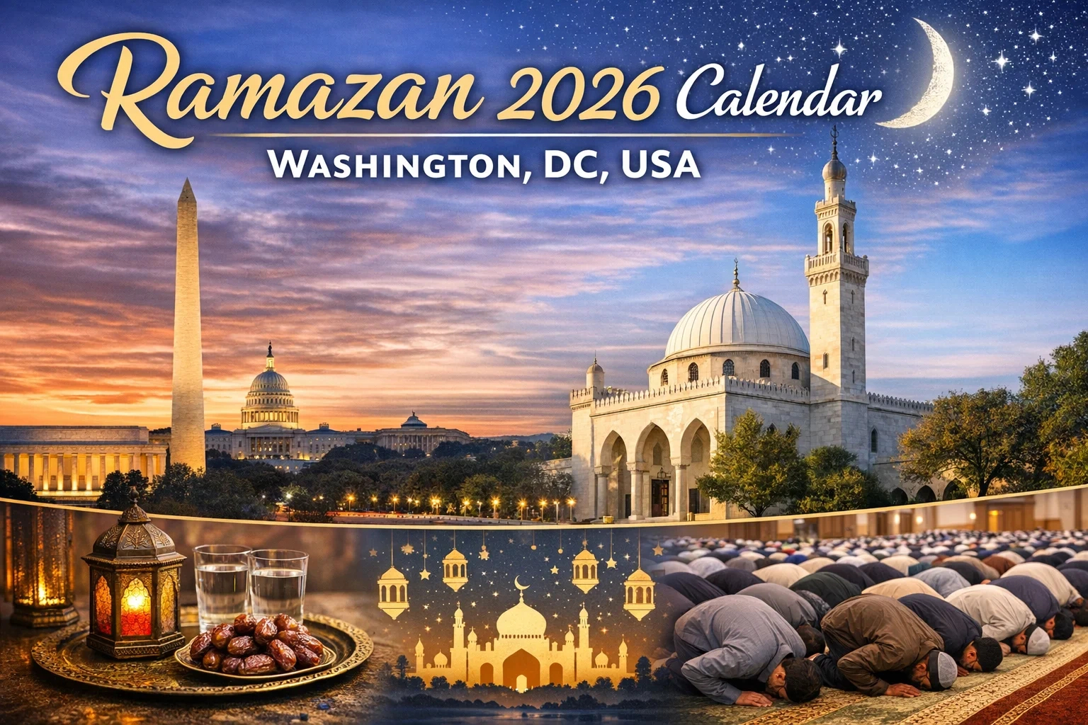 Ramazan 2026 Calendar For Washington, Dc » Karvaan Rides with regard to Ramadan Calendar 2026 Washington Dc
